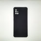 Samsung A51 Carbon Fiber texture Hard Rubber armour back cover shock-porof case