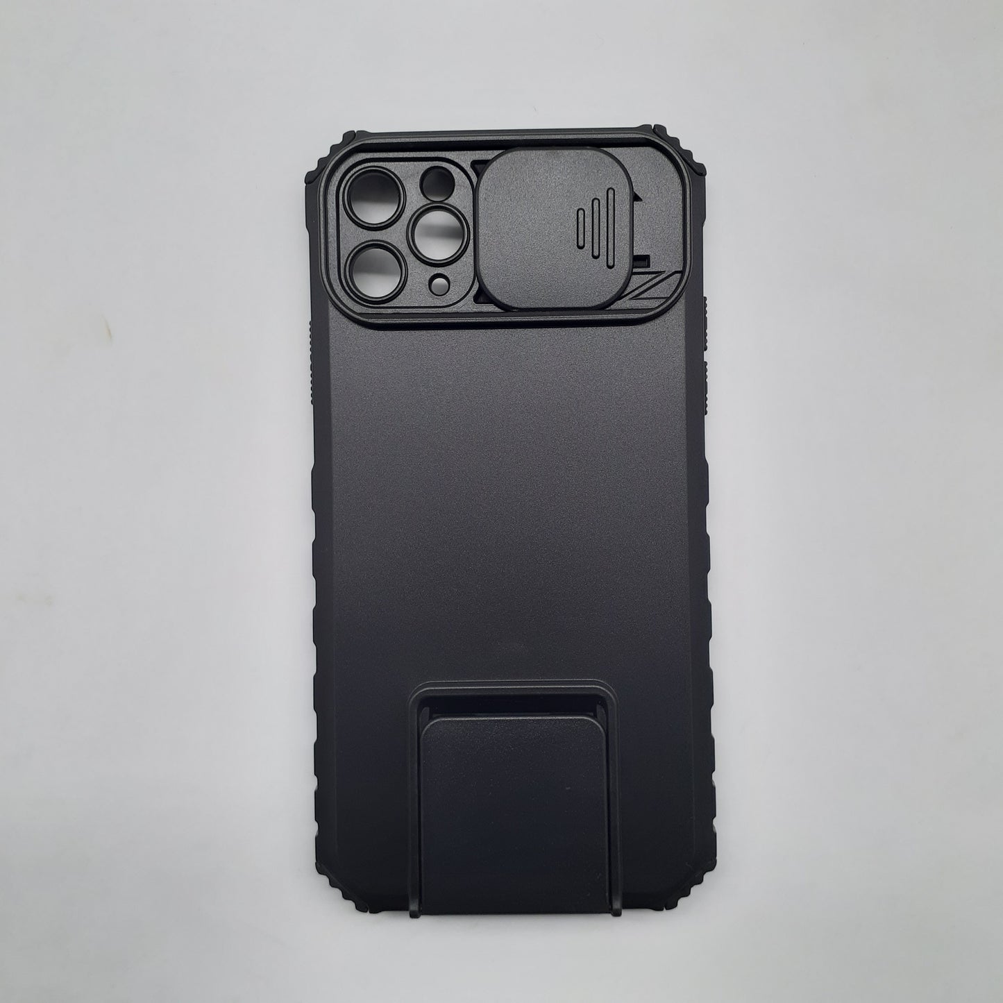iPhone 11 Pro Max Heavy Duty Protective Case with Sliding Camera Cover and Integrated Kickstand for Hands-Free Viewing