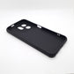 infinix Smart 9 Carbon Fiber texture Hard Rubber armour back cover shock-porof case