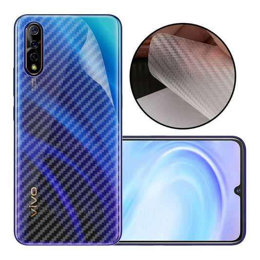 Vivo S1 carbon Back Clear Skin Sticker