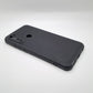Redmi Note 8 Carbon Fiber texture Hard Rubber armour back cover shock-porof case