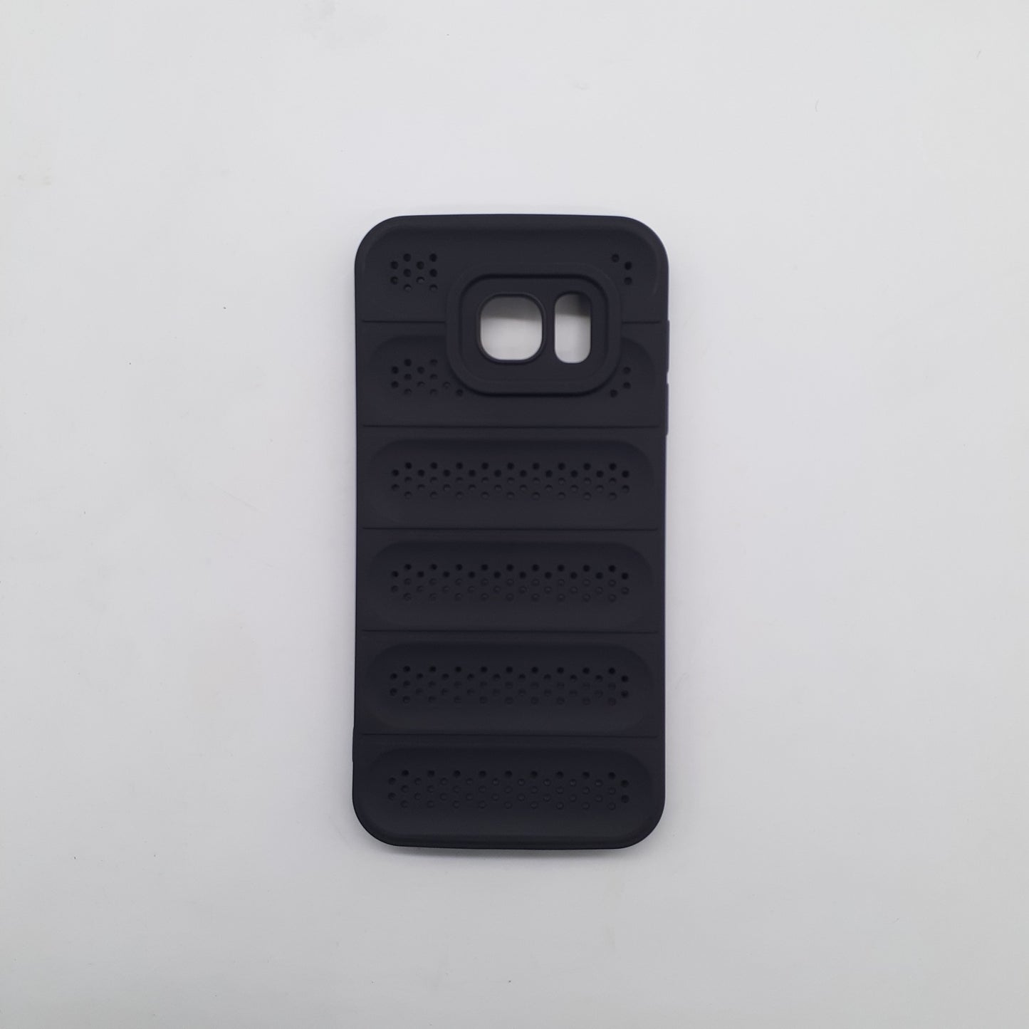 Samsung S7 Phone Case Heat Dissipation Design Strong TPU Material Durable Shockproof Full Protection Cover Black