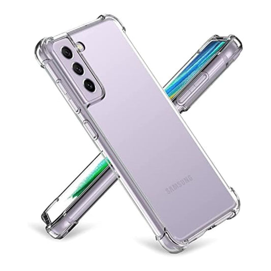 S21 FE AntiShock Clear Back Cover Soft Silicone TPU Bumper case for Samsung S21 FE