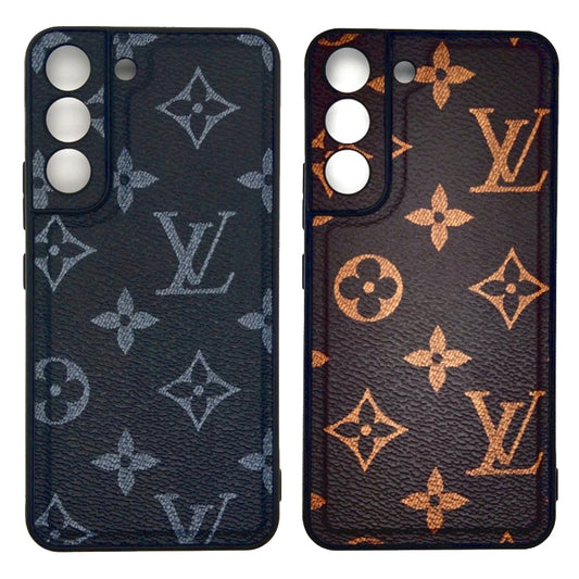 LV Case High Quality Perfect Cover Full Lens Protective Rubber TPU Case For Samsung S22