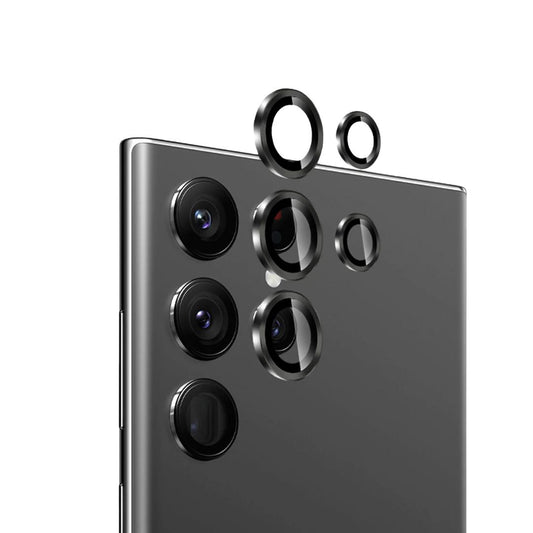 Samsung S23 Ultra Camera lens protection Ring with Tempered glass