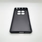 Redmi Note 14 Pro 4G Carbon Fiber texture Hard Rubber armour back cover shock-porof case