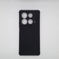 infinix Note 40 Carbon Fiber texture Hard Rubber armour back cover shock-porof case