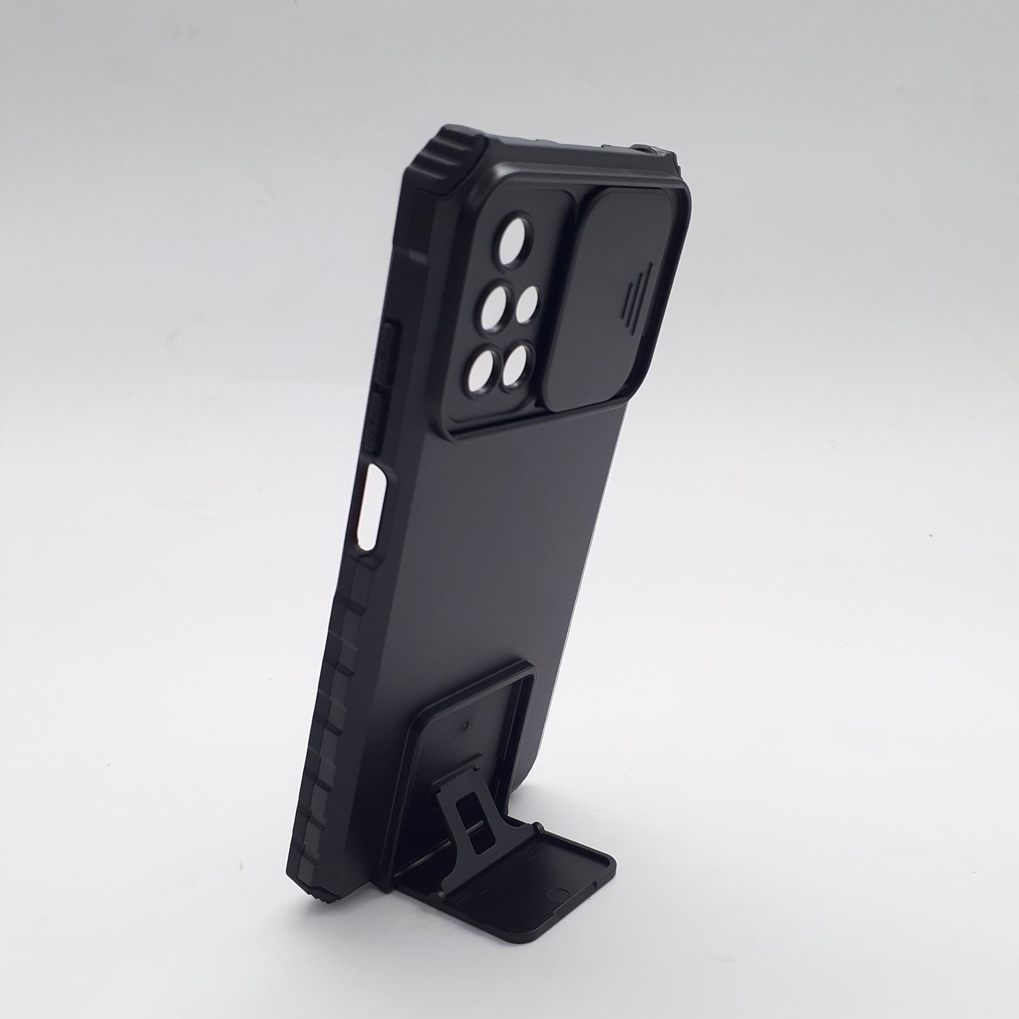 Redmi 10 Heavy Duty Protective Case with Sliding Camera Cover and Integrated Kickstand/Built-in Stand for Full Protection