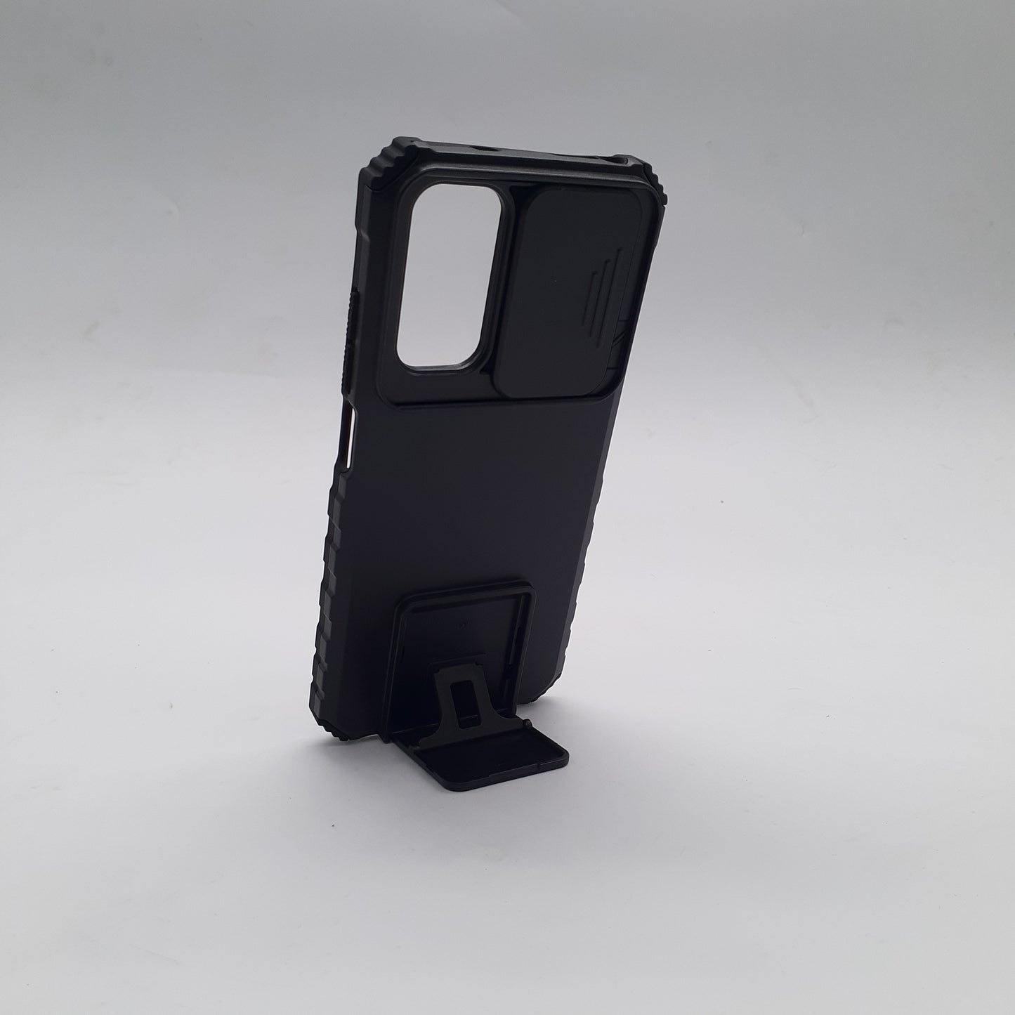 Redmi Note 11 Case with Slide Camera Cover, Built-in Kickstand Ring Holder, Heavy Duty Shockproof Armor Protective Phone Cover