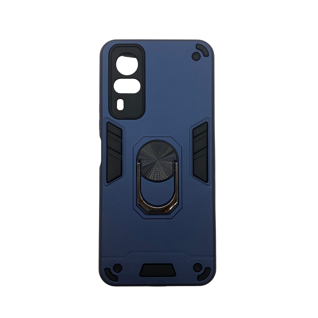 Vivo Y53s Hard PC Case with ring holder Shockproof Slim back Cover