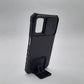 OPPO A92 Shockproof Case with Camera Slide Cover and Built-in Kickstand, Heavy Duty Protection, Anti-Scratch, Full Body Cover