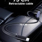 UGREEN Retractable Cable with USB-C + USB 75W Car Charger – Model EC601 – Compact In-Car Fast Charging Power Adapter for Smartphones, Tablets and USB Devices