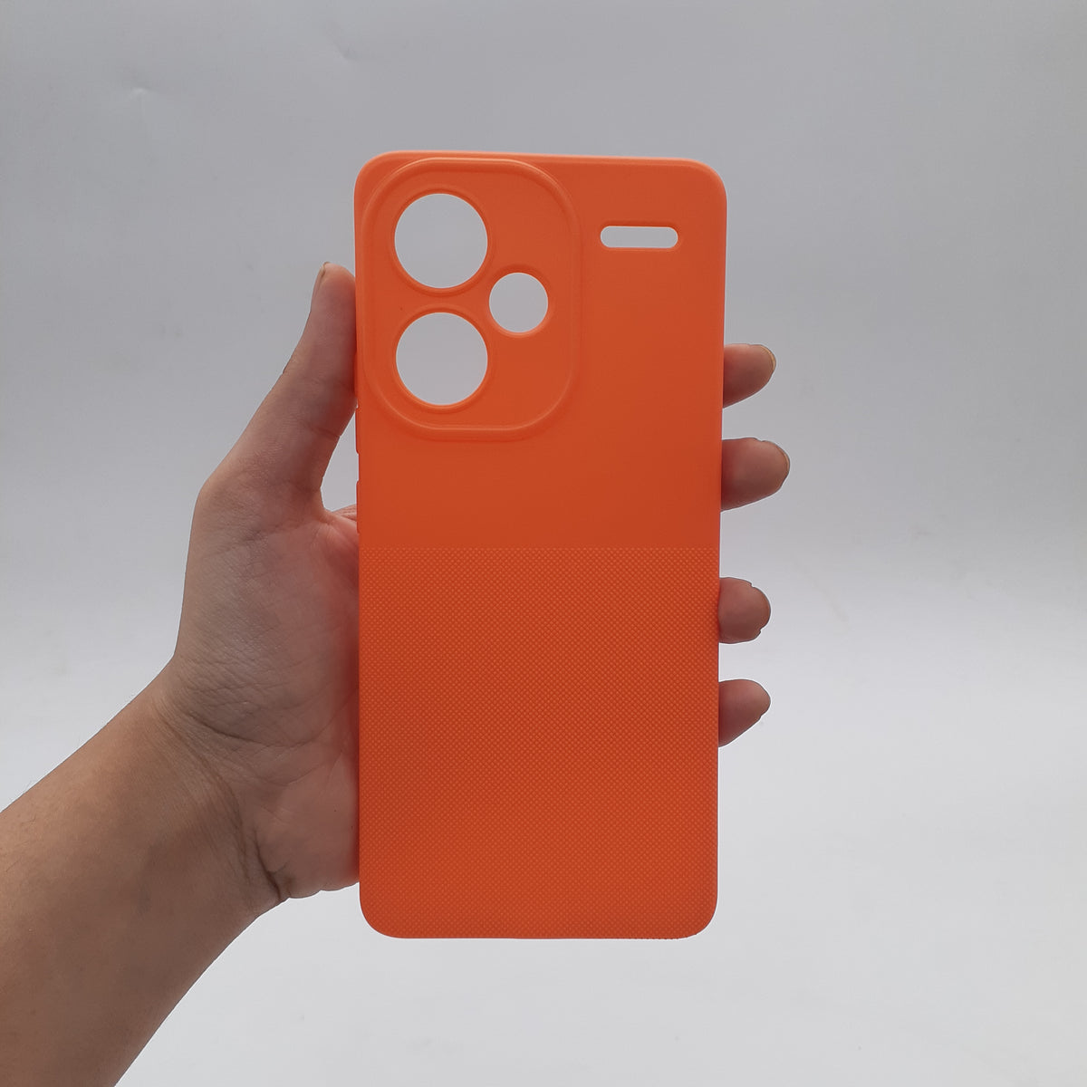 Redmi Note 13 Pro Plus Shockproof Silicone Case – Slim TPU Protective Back Cover with Raised Camera & Screen Guard