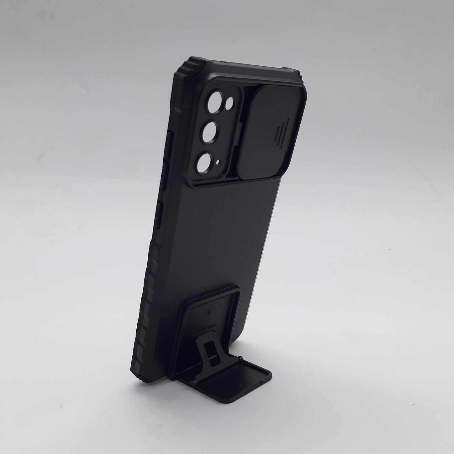 Samsung S20 FE Phone Case, Military Grade Shockproof Protection Cover with Slide Camera Lens Protector and 360¡ Rotating Ring Stand/Kickstand for Hands-Free Viewing and Magnetic Car Mount Compatibility