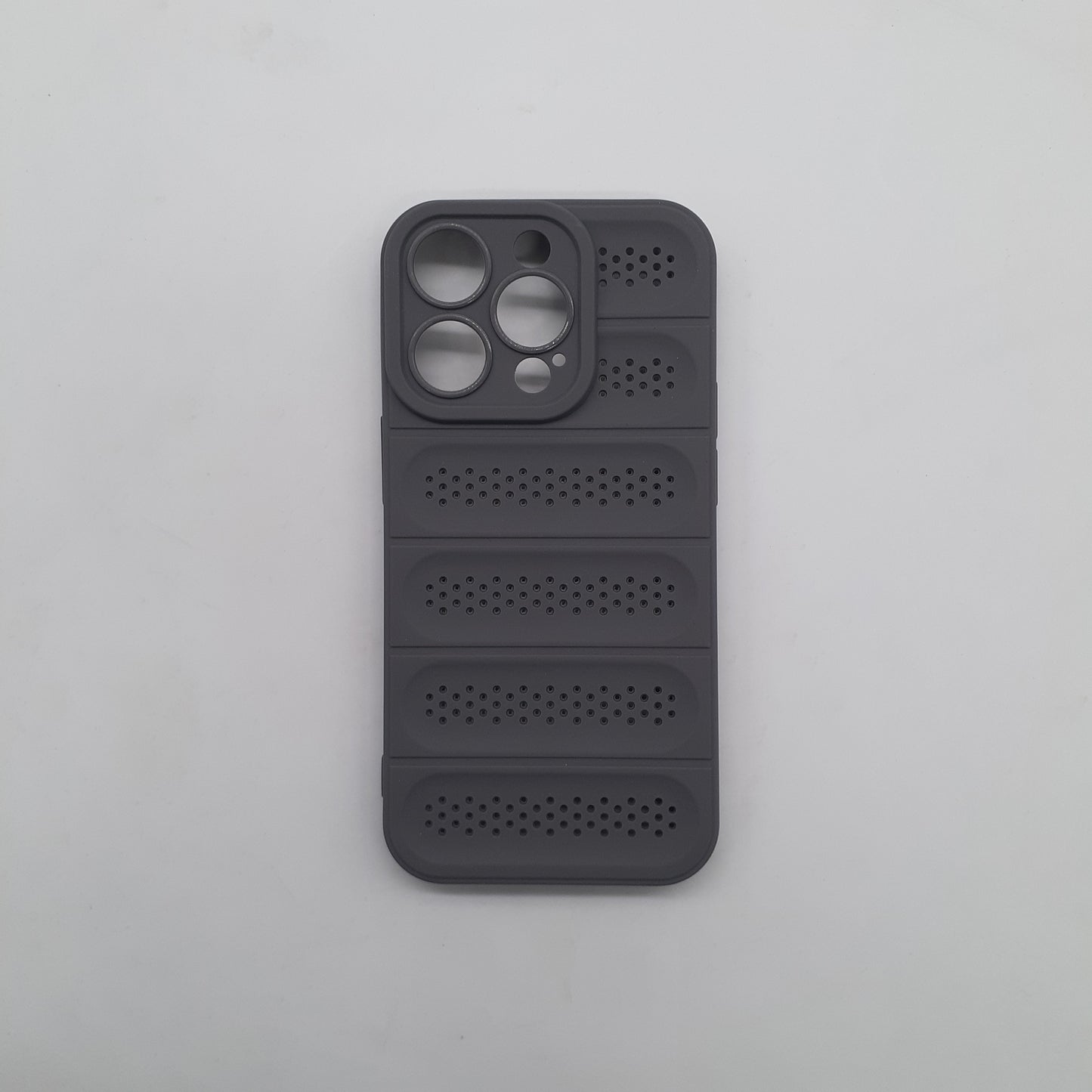 iPhone 14 Pro Heat Dissipation Phone Case Strong TPU Material Ultra Slim Breathable Hollow Design Shockproof Cover