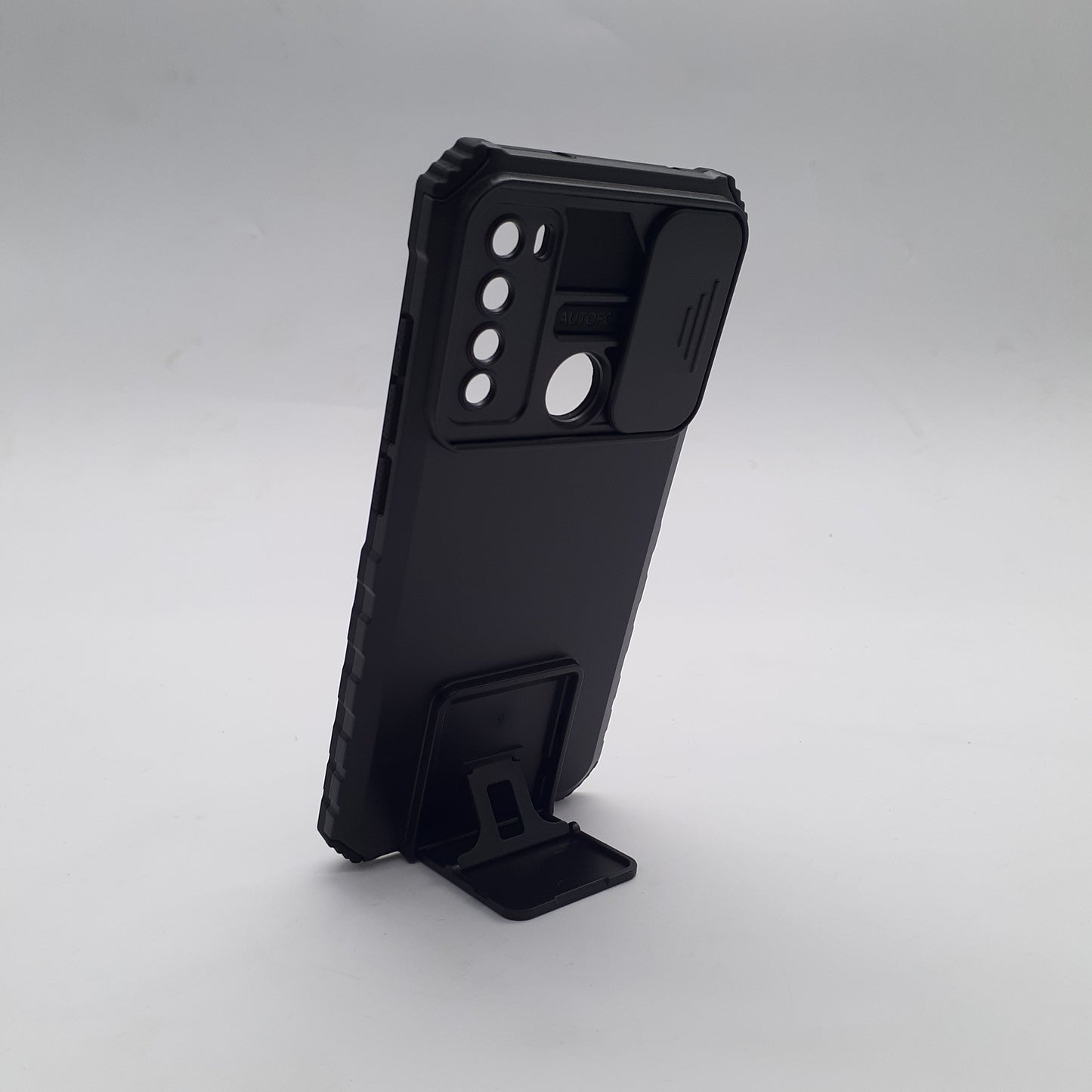 Redmi Note 8 Shockproof Armor Phone Case with Slide Camera Lens Protector Cover and Magnetic Ring Kickstand Built-in Holder Stand