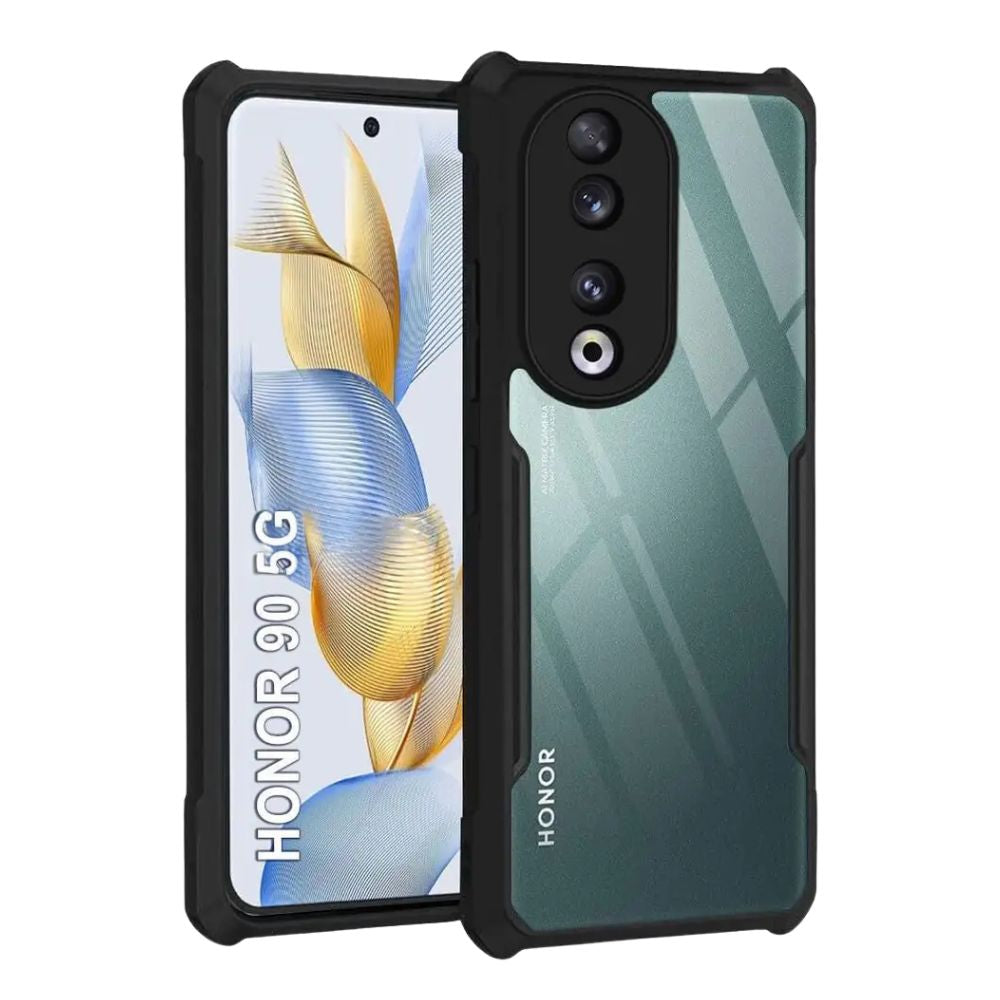 HONOR 90 Heavy-Duty DualShield MergeGrip Case with Shockproof Edges and Non-Slip Textured Grip for Superior Protection