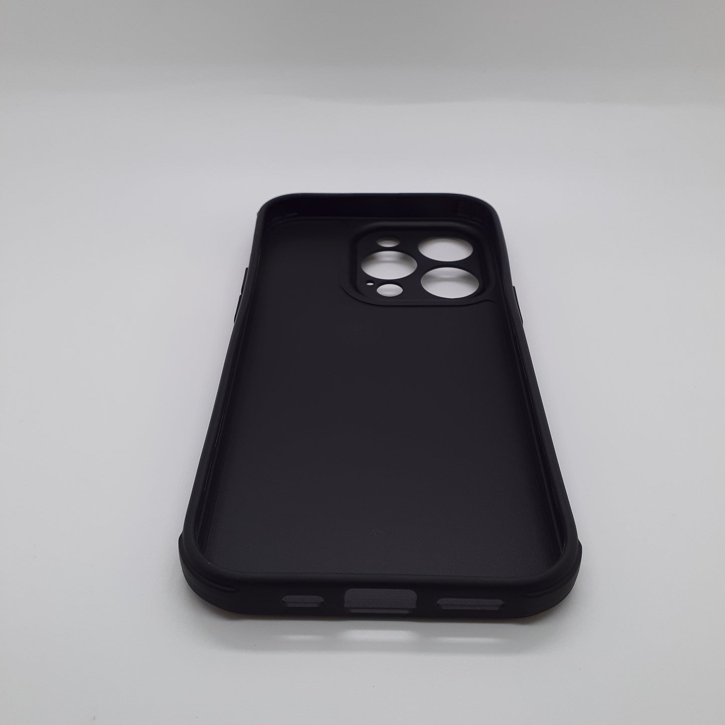 iPhone 14 Pro Carbon Fiber texture Hard Rubber armour back cover shock-porof case