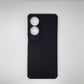 OPPO A60 Carbon Fiber texture Hard Rubber armour back cover shock-porof case
