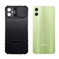 Samsung A05 Protective Phone Case with Camera Slide Cover, Built-in Kickstand, and Shockproof Military Grade Protection