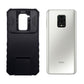 Redmi Note 9 Case, Heavy Duty Shockproof Full-Body Protective Cover with Sliding Camera Lens Protector and Built-in Kickstand for Video Viewing.