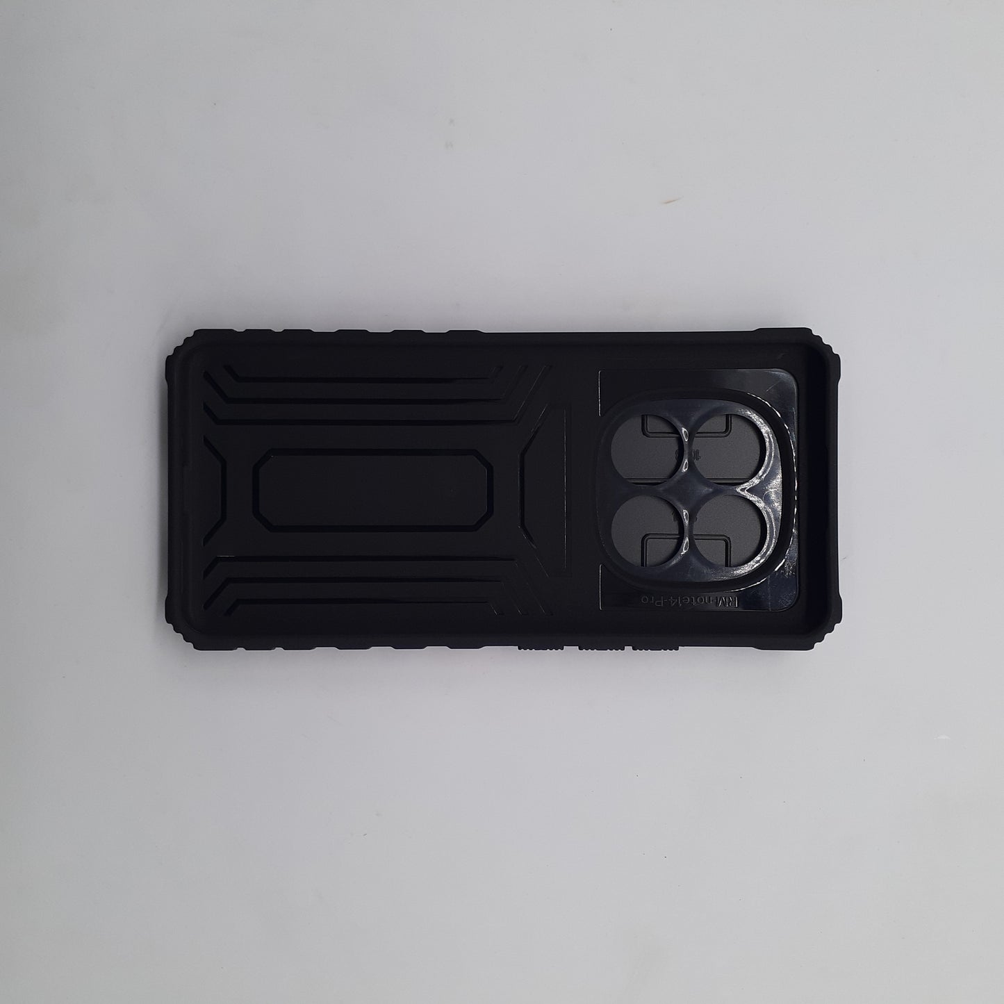 Redmi Note 14 Pro Dual Layer Shockproof Phone Case with Slide Camera Lens Protection and 360¡ Ring Kickstand Holder