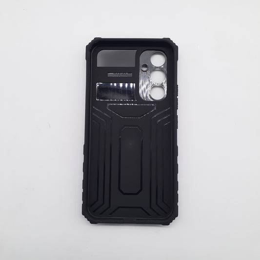 Samsung A54 5G Case with Slide Cover Camera Protector, Slim Hybrid Shockproof Rugged Cover with Built-in Kickstand, Black