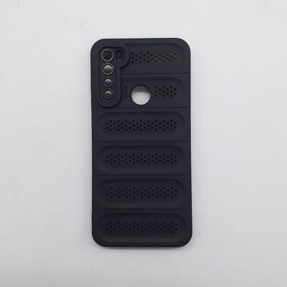 Redmi Note 8 Strong TPU Material Anti-fall Flexible Protective Case Heat Dissipation Brushed Texture Shockproof Cover