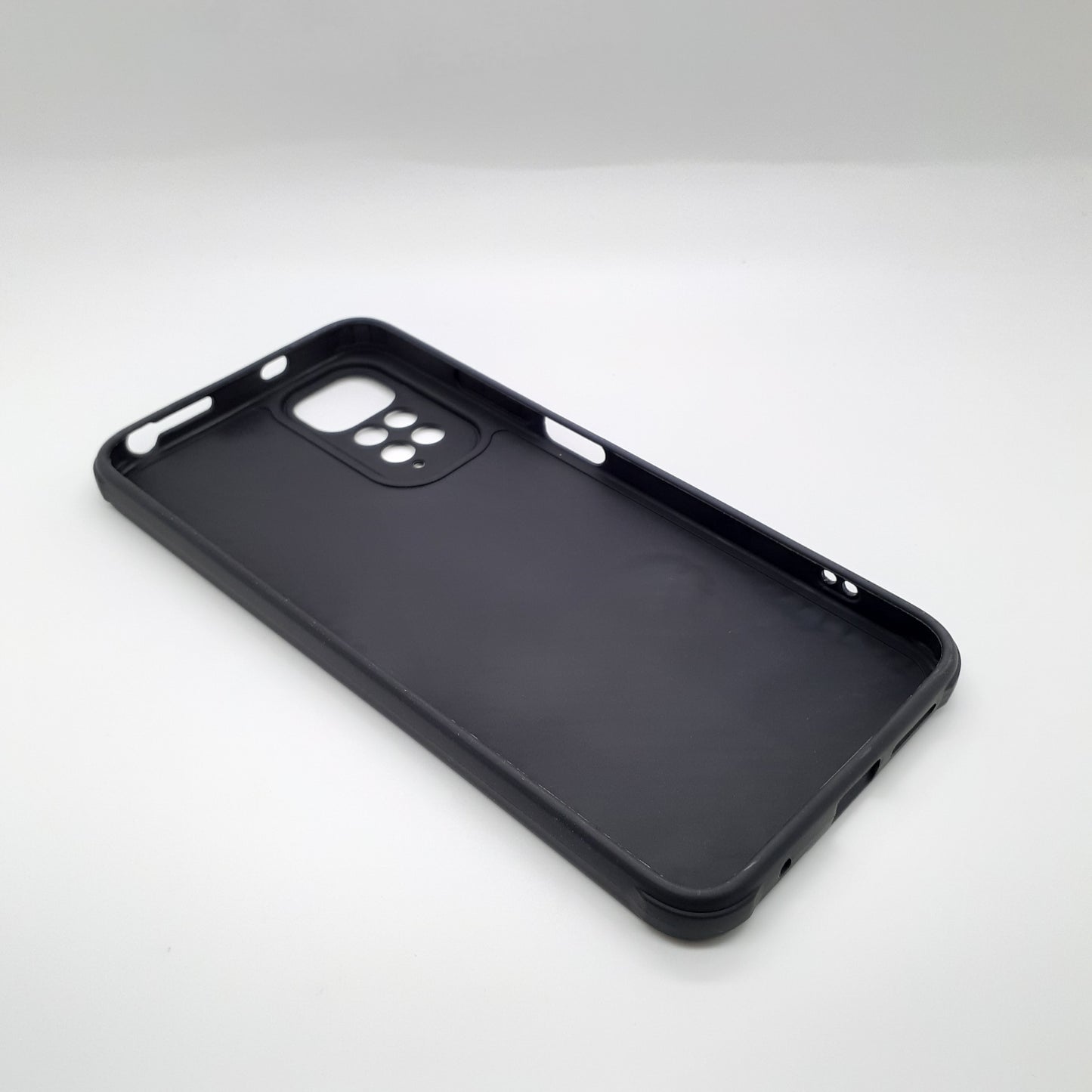 Redmi Note 11 Carbon Fiber texture Hard Rubber armour back cover shock-porof case