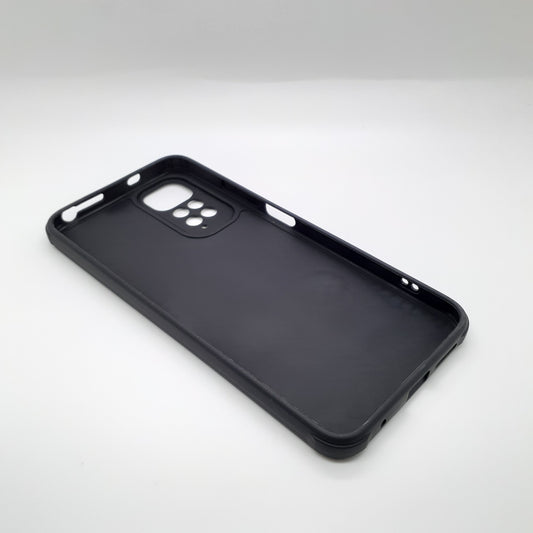 Redmi Note 11 Carbon Fiber texture Hard Rubber armour back cover shock-porof case