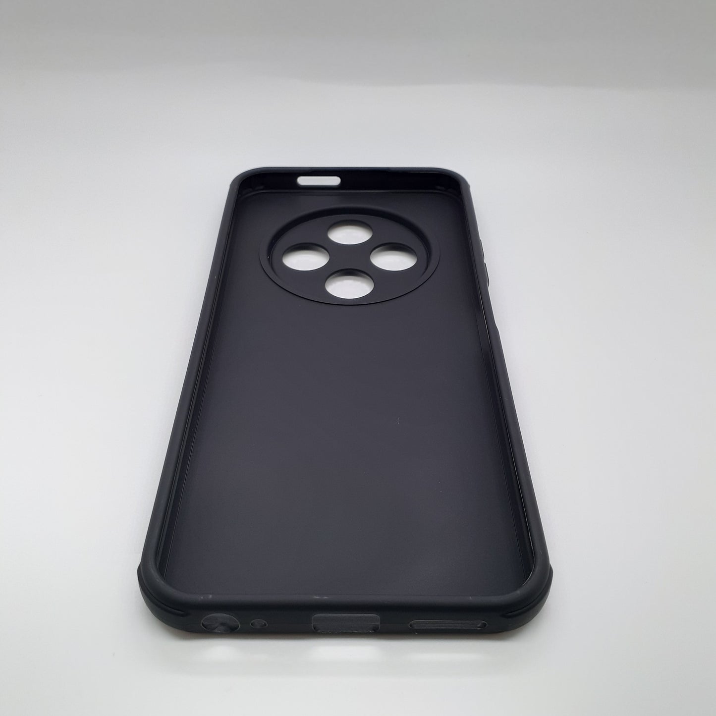 Tecno Spark 30C Carbon Fiber texture Hard Rubber armour back cover shock-porof case