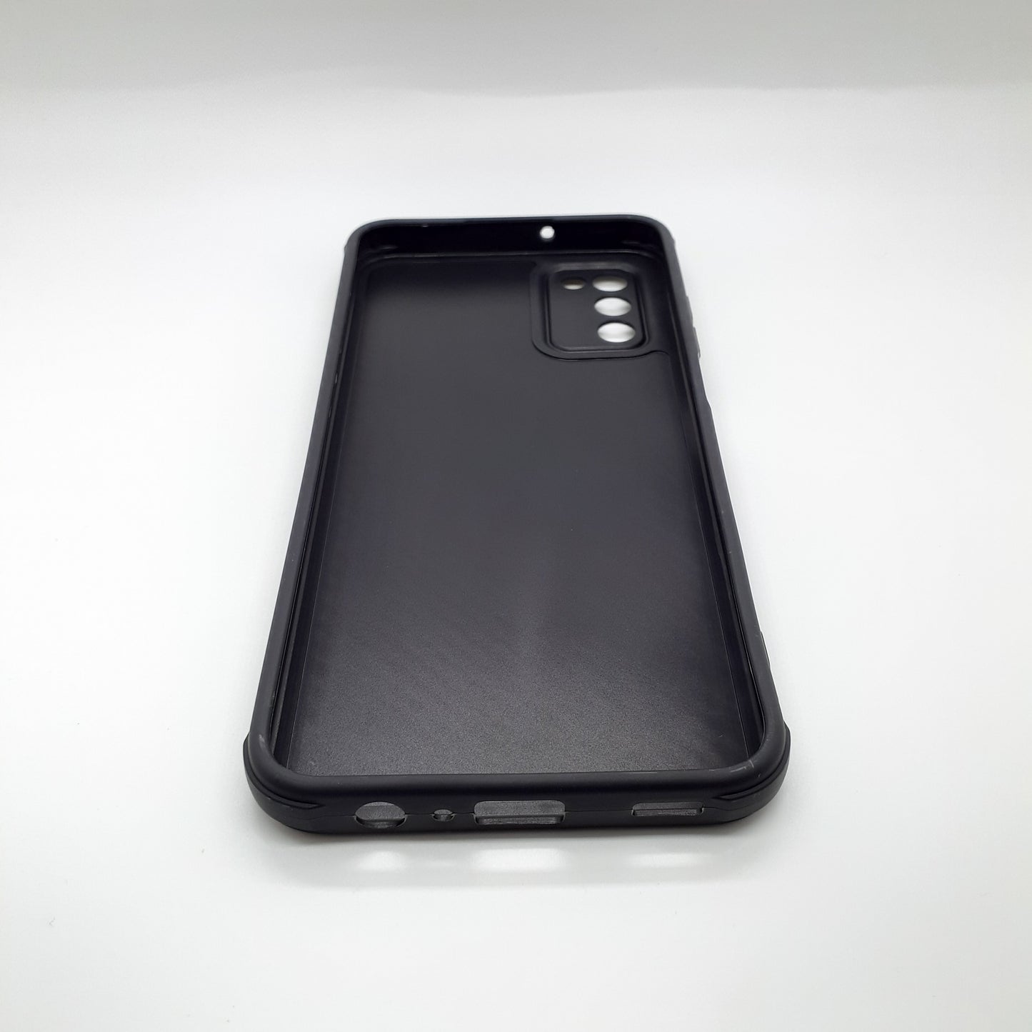 Samsung A03s Carbon Fiber texture Hard Rubber armour back cover shock-porof case