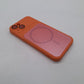 iPhone 14 Orange Back Case - Slim Fit Protective Silicone Phone Cover