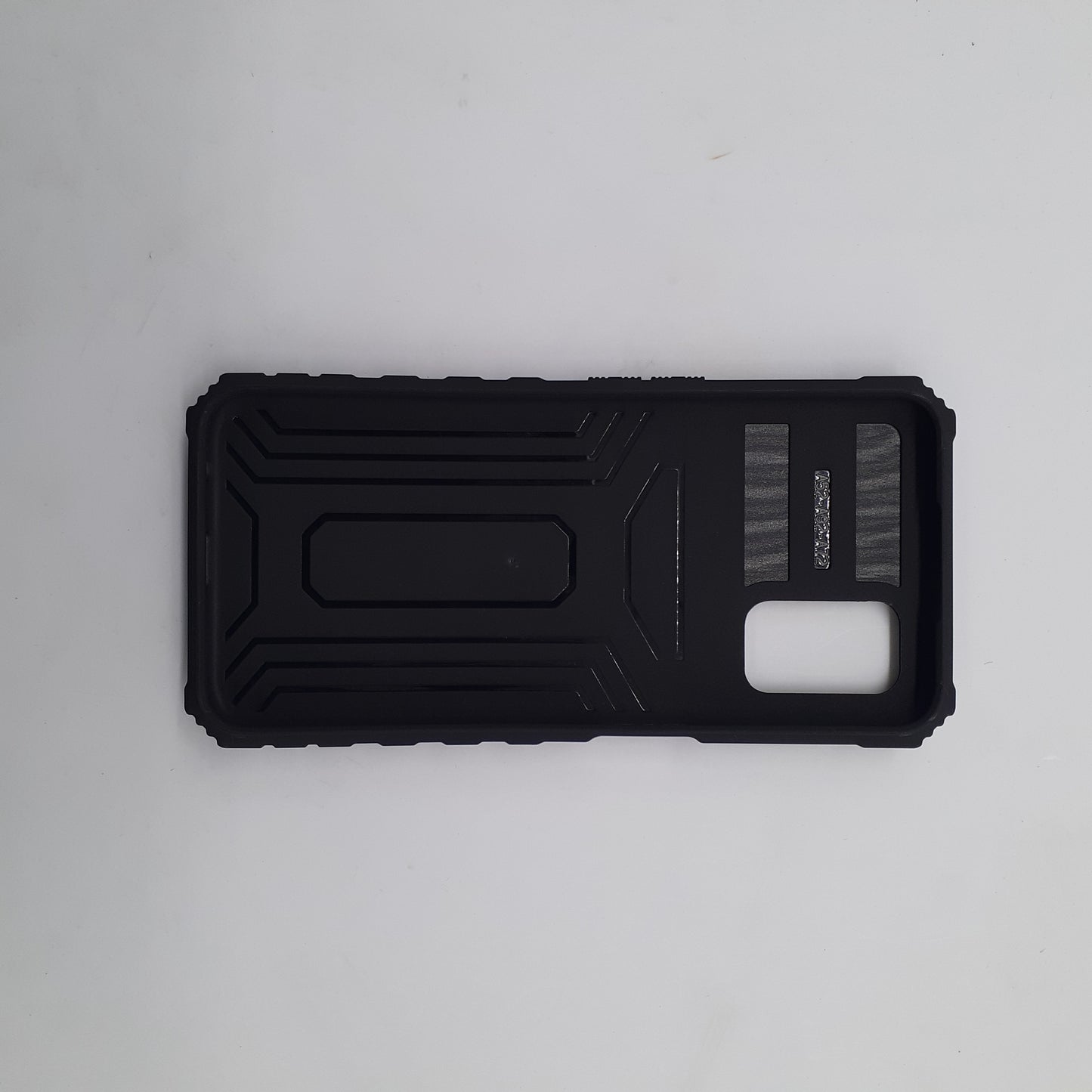OPPO A92 Shockproof Case with Camera Slide Cover and Built-in Kickstand, Heavy Duty Protection, Anti-Scratch, Full Body Cover