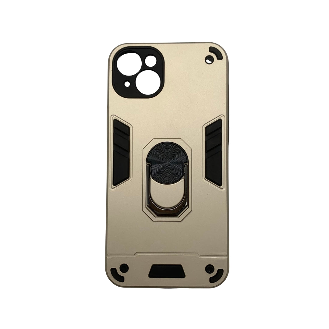 iPhone 15 Plus Hard PC Case with ring holder Shockproof Slim back Cover