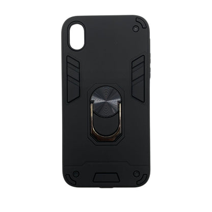iPhone XR Hard PC Case with ring holder Shockproof Slim back Cover
