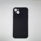 iPhone 14 Plus Carbon Fiber texture Hard Rubber armour back cover shock-porof case