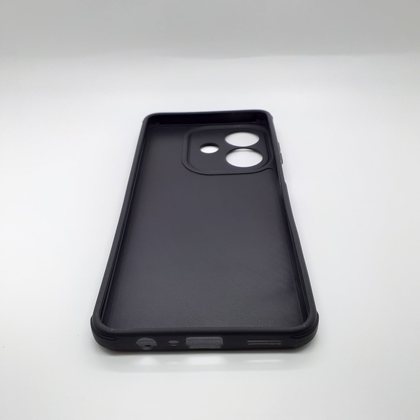OPPO A3x Carbon Fiber texture Hard Rubber armour back cover shock-porof case