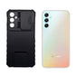 Samsung A34 Phone Case with Camera Lens Slide Cover and Built-in Kickstand, Heavy Duty Shockproof Protective Cover