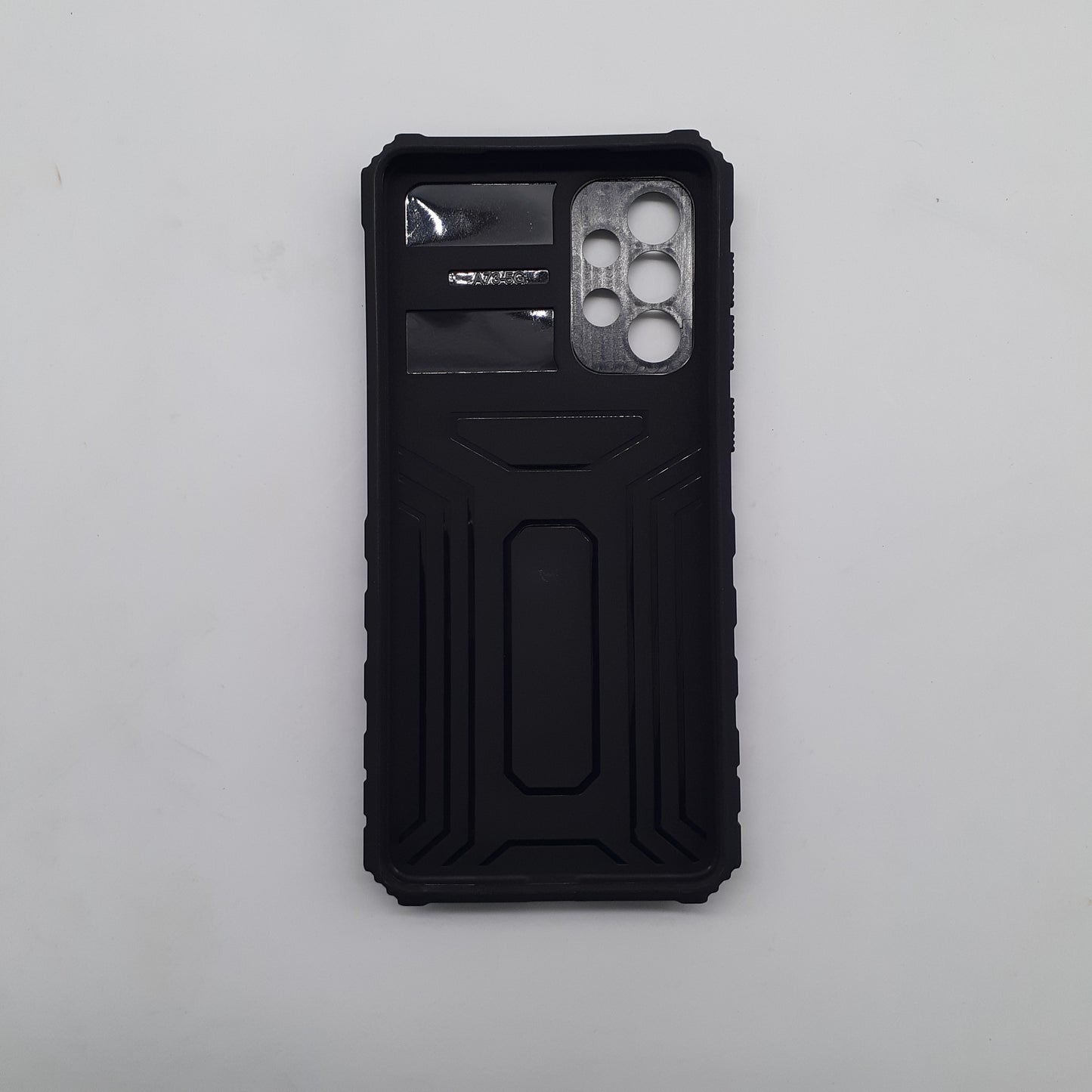 Samsung A73 5G Hybrid Protective Hard TPU Ring Metal Stand Case Cover with Slide Camera Protection