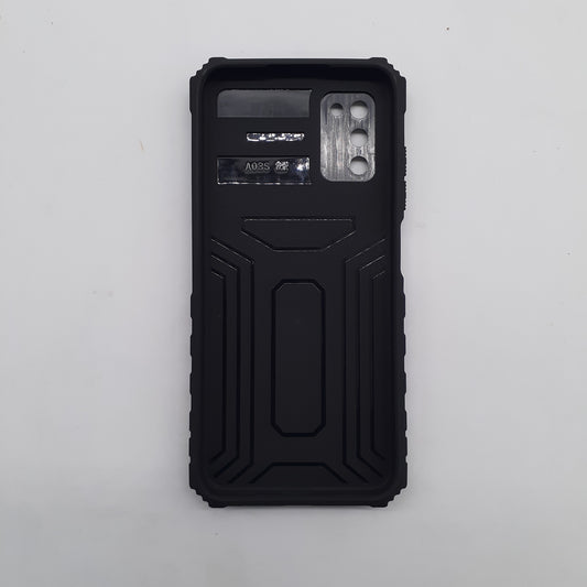 Samsung A03s Heavy Duty Shockproof Case with Sliding Camera Cover and Integrated Kickstand/Built-in Stand