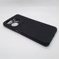 infinix Smart 8 Carbon Fiber texture Hard Rubber armour back cover shock-porof case