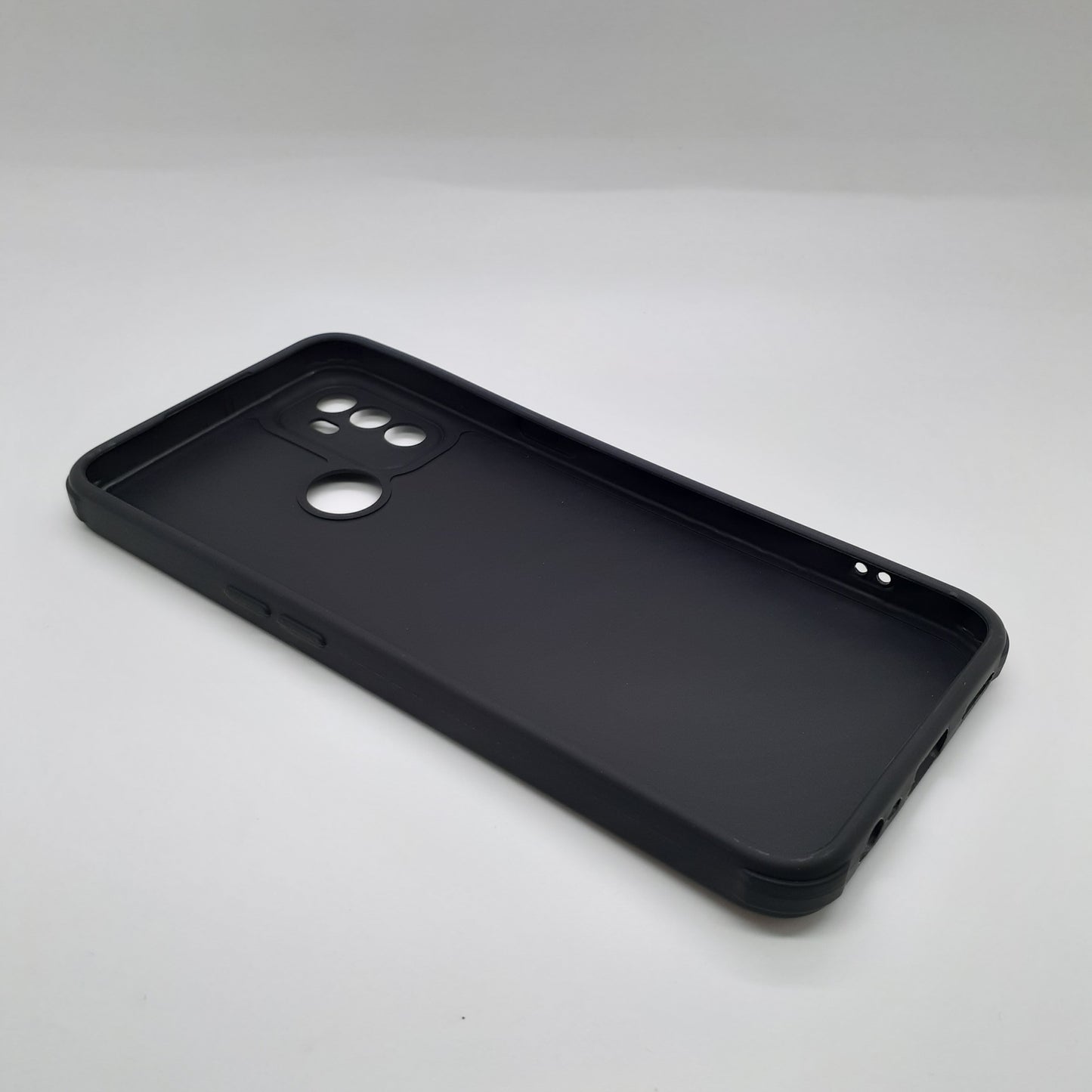 OPPO A53 Carbon Fiber texture Hard Rubber armour back cover shock-porof case