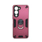 Vivo Y04 Hard PC Case with ring holder Shockproof Slim back Cover