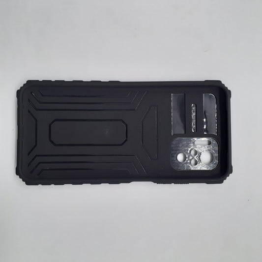 Redmi Note 10 Case with Camera Slide Cover and Built-in Kickstand, Heavy Duty Shockproof Protective Cover for Enhanced Privacy and Hands-Free Viewing