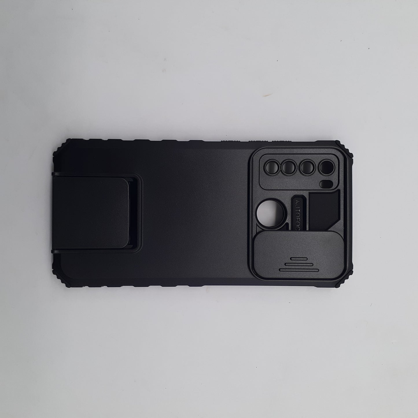 Redmi Note 8 Shockproof Armor Phone Case with Slide Camera Lens Protector Cover and Magnetic Ring Kickstand Built-in Holder Stand