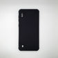 Samsung A10 Carbon Fiber texture Hard Rubber armour back cover shock-porof case