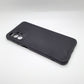 Samsung A04s Carbon Fiber texture Hard Rubber armour back cover shock-porof case