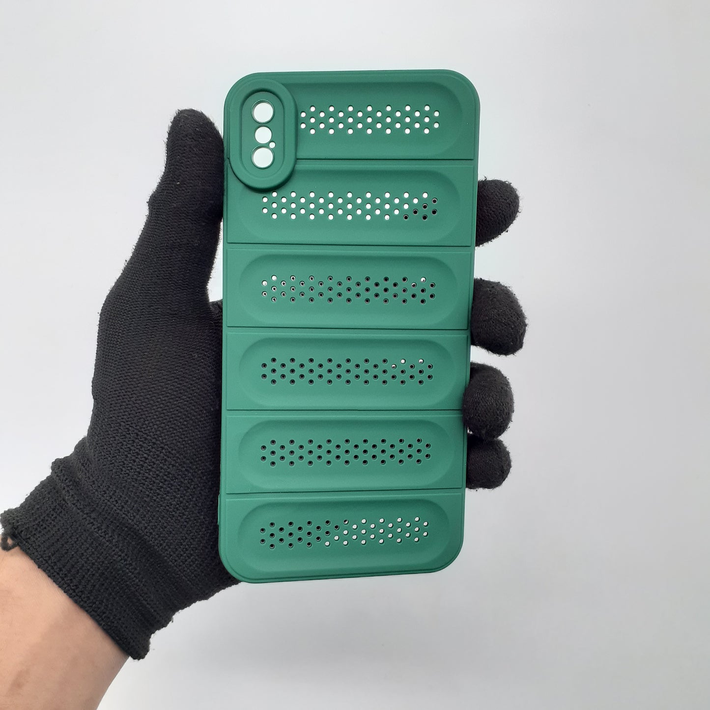 iPhone Xs Max Heat Dissipation Strong TPU Material Phone Case Shockproof Breathable Cover