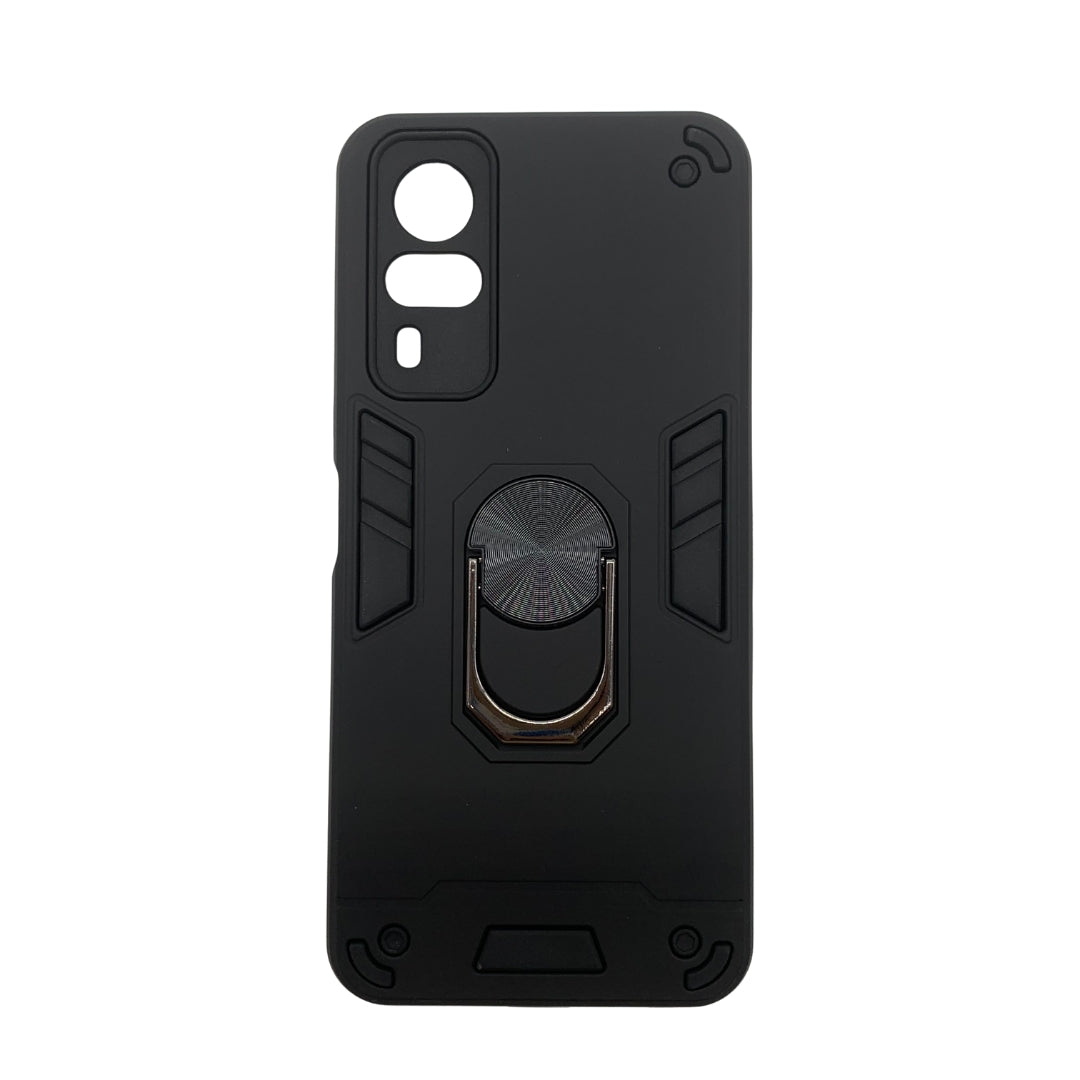 Vivo Y53s Hard PC Case with ring holder Shockproof Slim back Cover